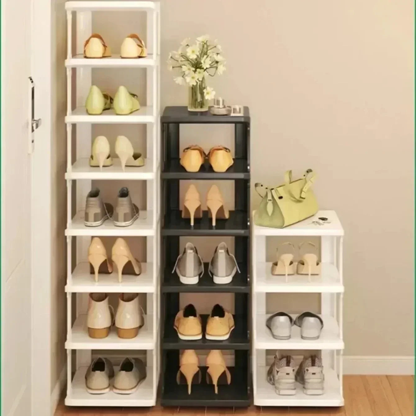 Wall Corner Shoe Shelves