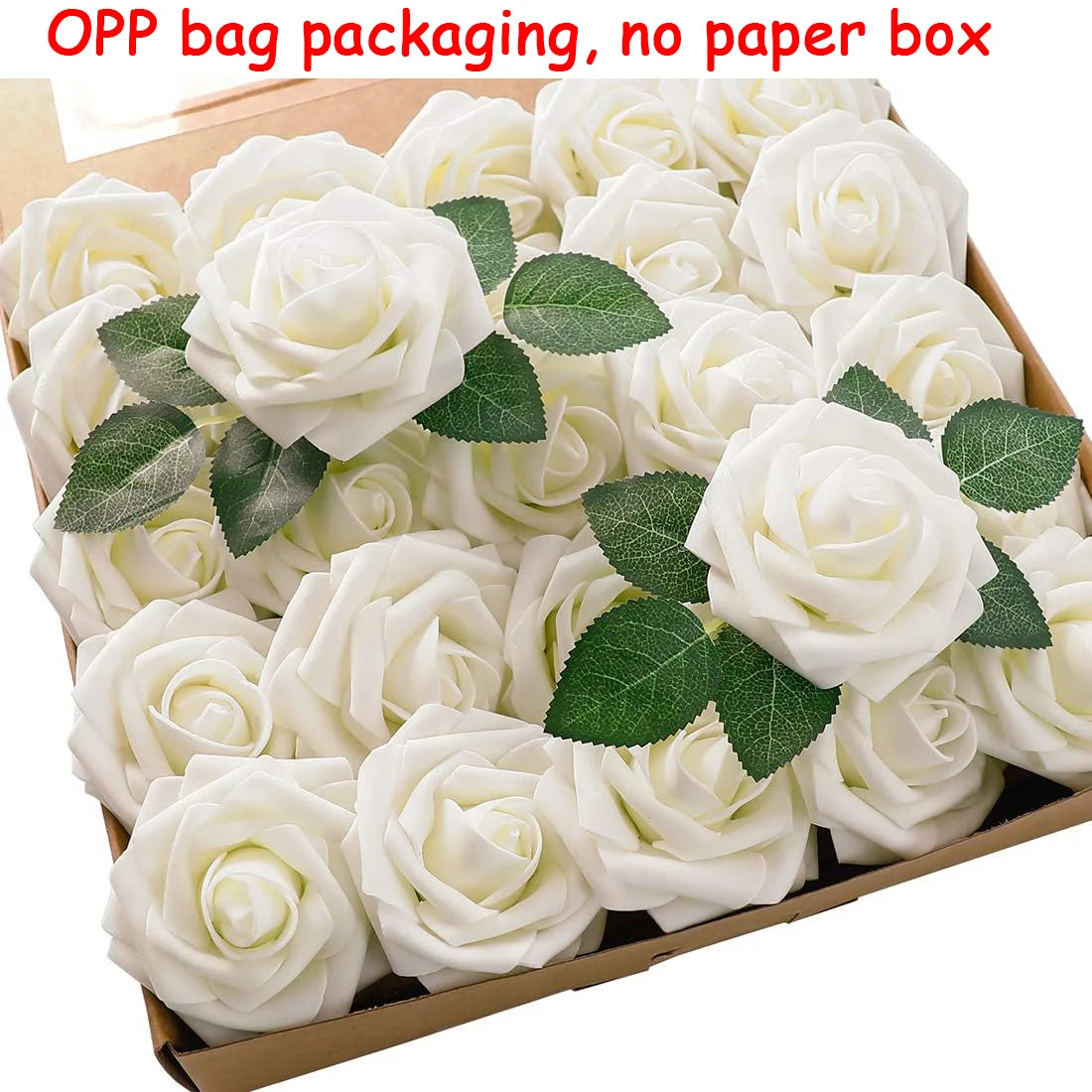 25pcs Artificial Rose Stems(DIY Bouquets)