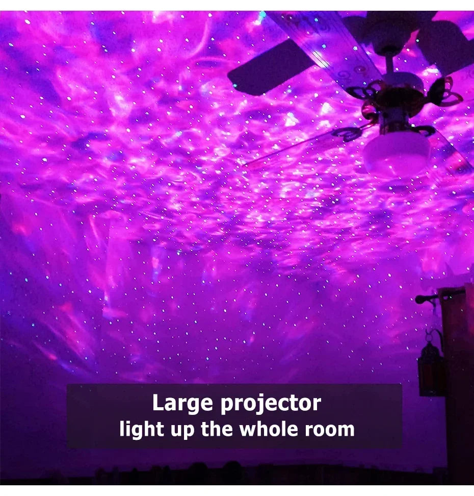 LED Starry Galaxy Projector Night Light