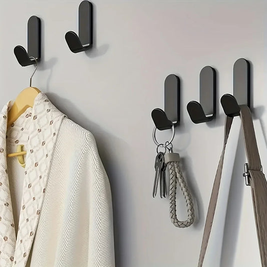 6Pcs Strong Self-Adhesive J-hook No-Drill(Waterproof)