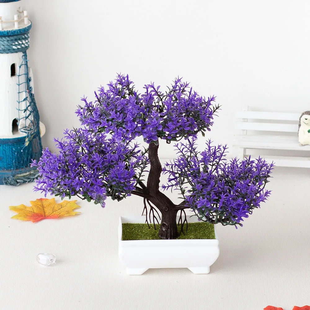 Potted Bonsai Artificial Plant