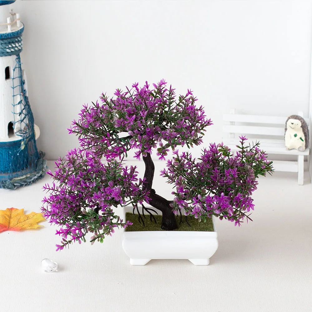 Potted Bonsai Artificial Plant