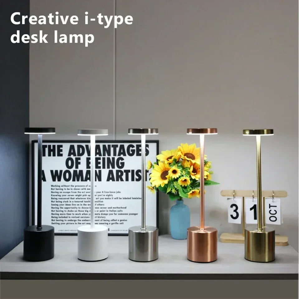 Retro LED Table Lamp Touch Dimmable Desk Lamp