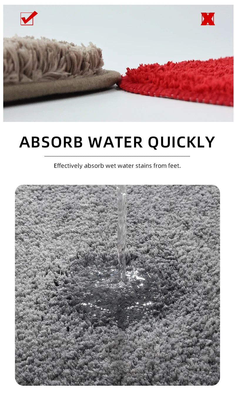 Ultra-Soft Non-Slip Rug & Water Absorber