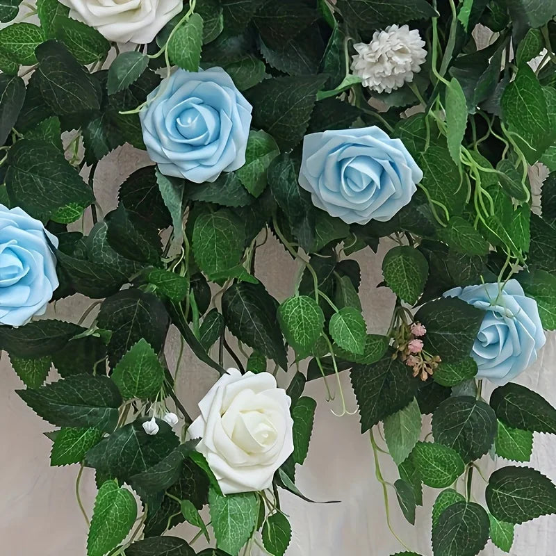 25pcs Artificial Rose Stems(DIY Bouquets)