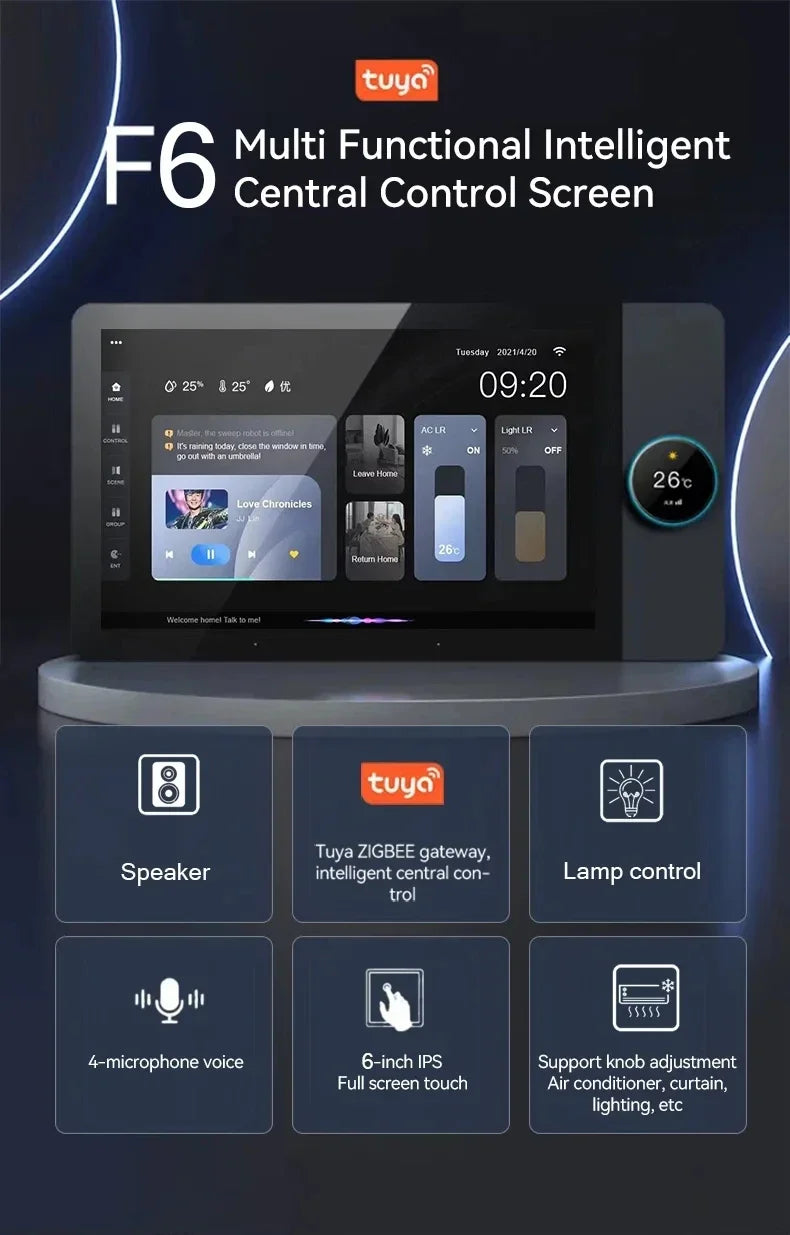 Smart Home Control Hub (Tuya Zigbee)