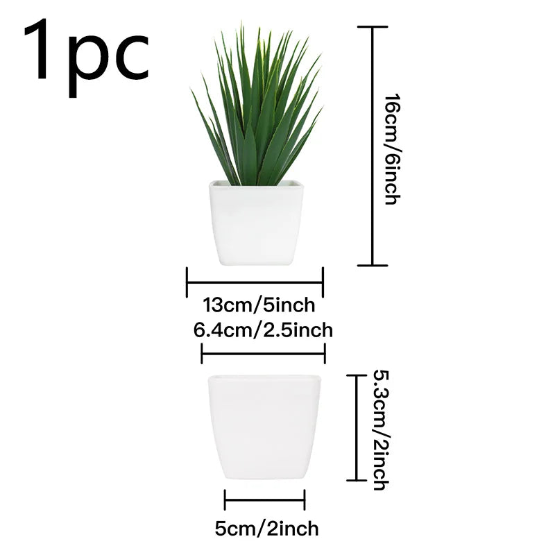 1PC Simulation Potted Plant (plastic)