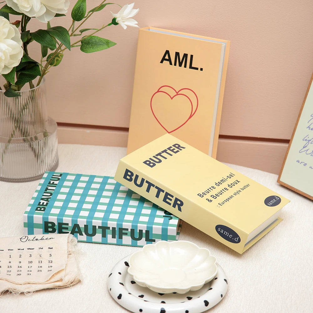 3-Pcs Fashion Fake Book Set (Decoration)