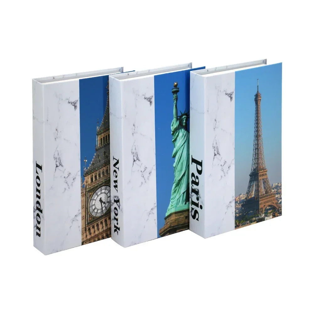 3-Pcs Fashion Fake Book Set (Decoration)