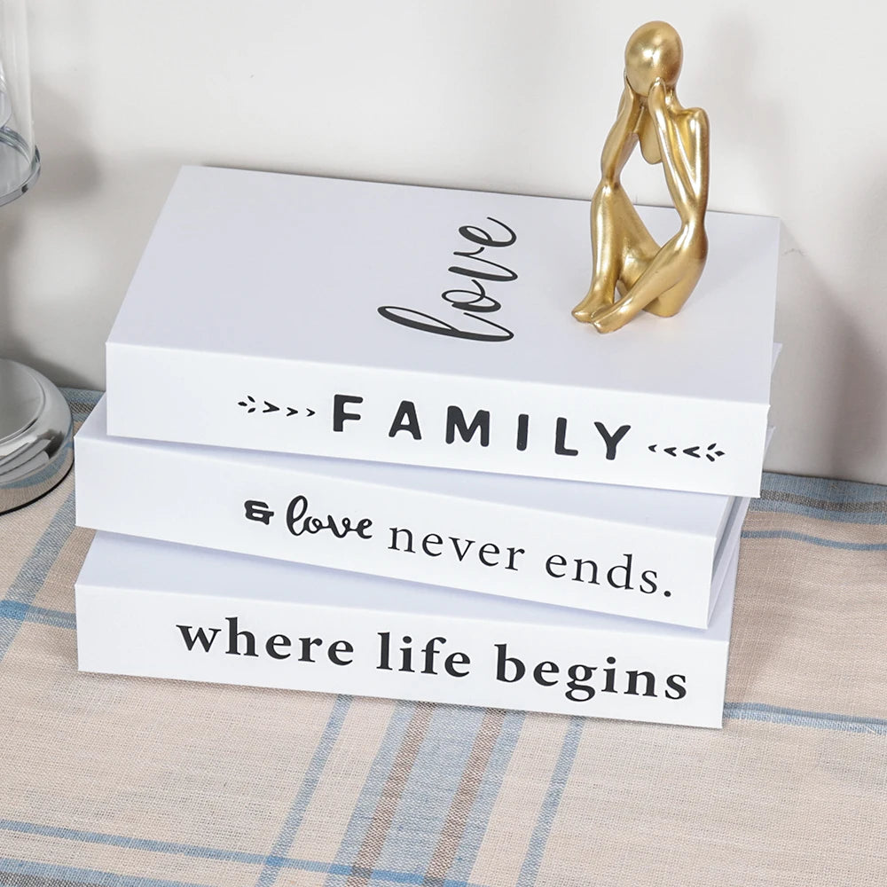3-Pcs Fashion Fake Book Set (Decoration)