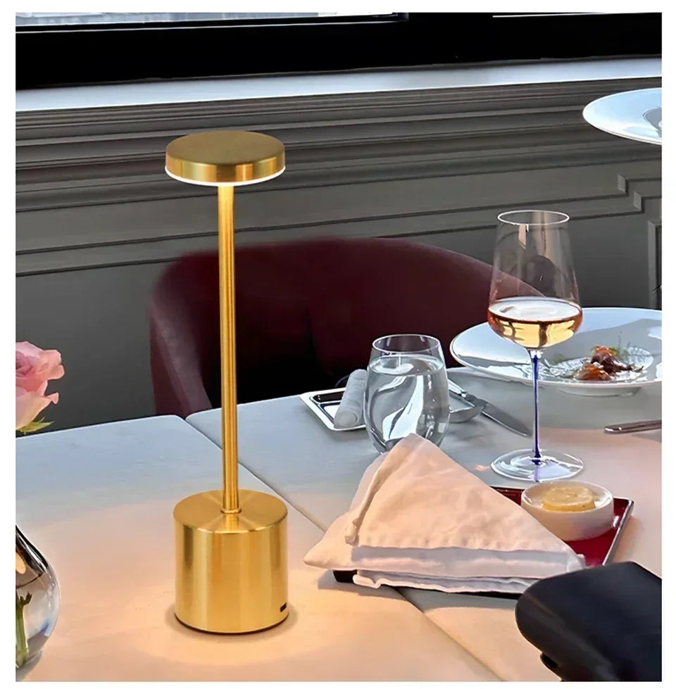 Retro LED Table Lamp Touch Dimmable Desk Lamp
