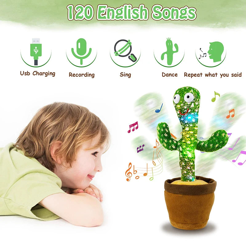 Cactus Talking & Dancing Toy
