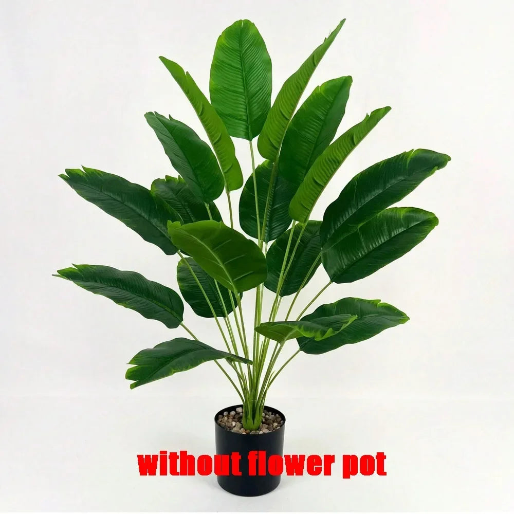 18 Large Artificial Banana Plant Leaves