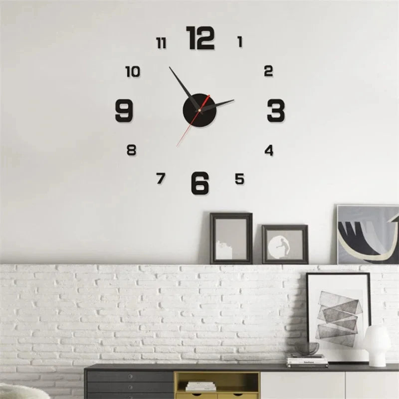 Luminous Digital Clock DIY Stereoscopic Wall Clock
