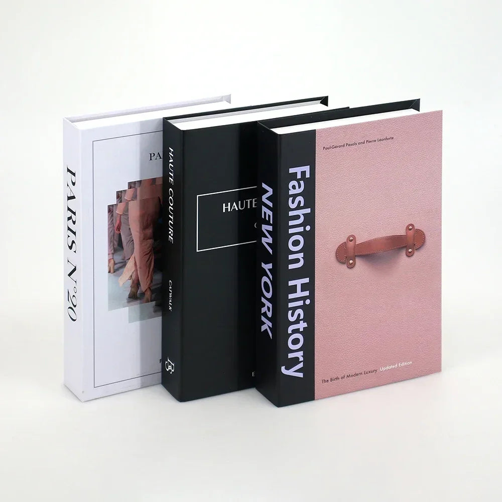 3-Pcs Fashion Fake Book Set (Decoration)