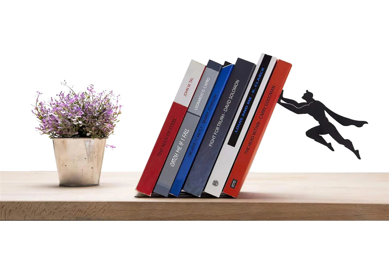 20cm Superhero Metal Bookshelf (large size)