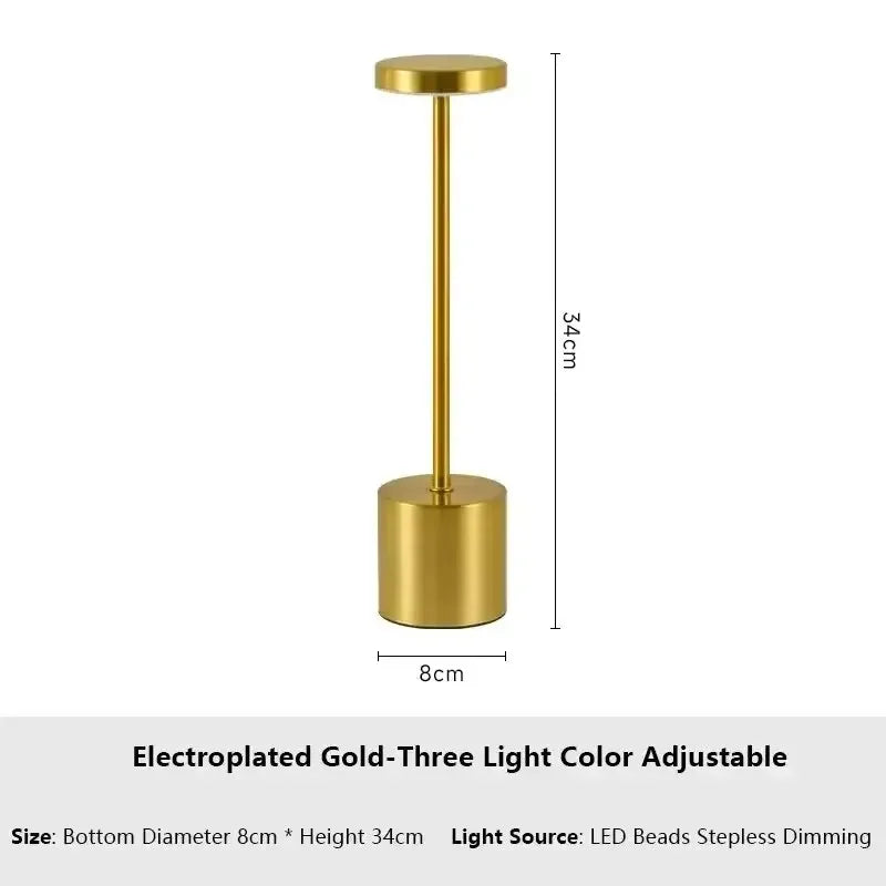 Retro LED Table Lamp Touch Dimmable Desk Lamp