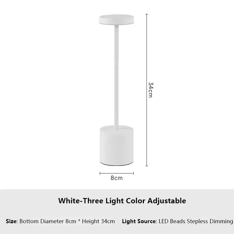 Retro LED Table Lamp Touch Dimmable Desk Lamp
