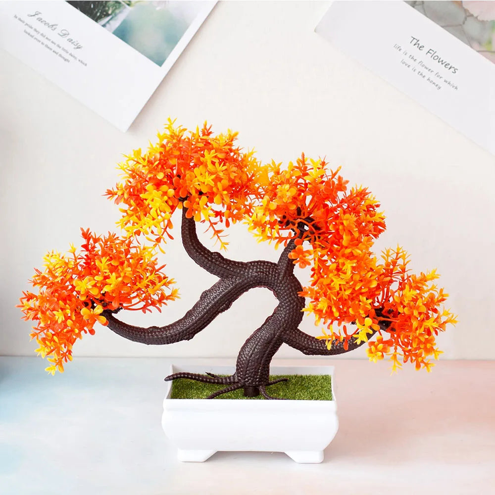 Potted Bonsai Artificial Plant