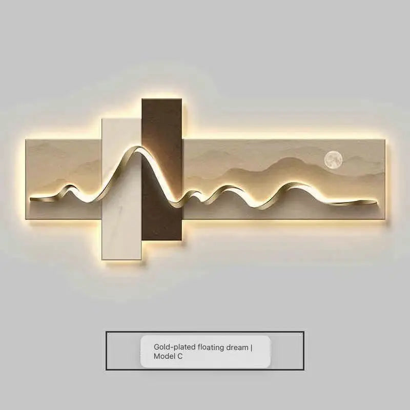 Luxury Wall Art with Light