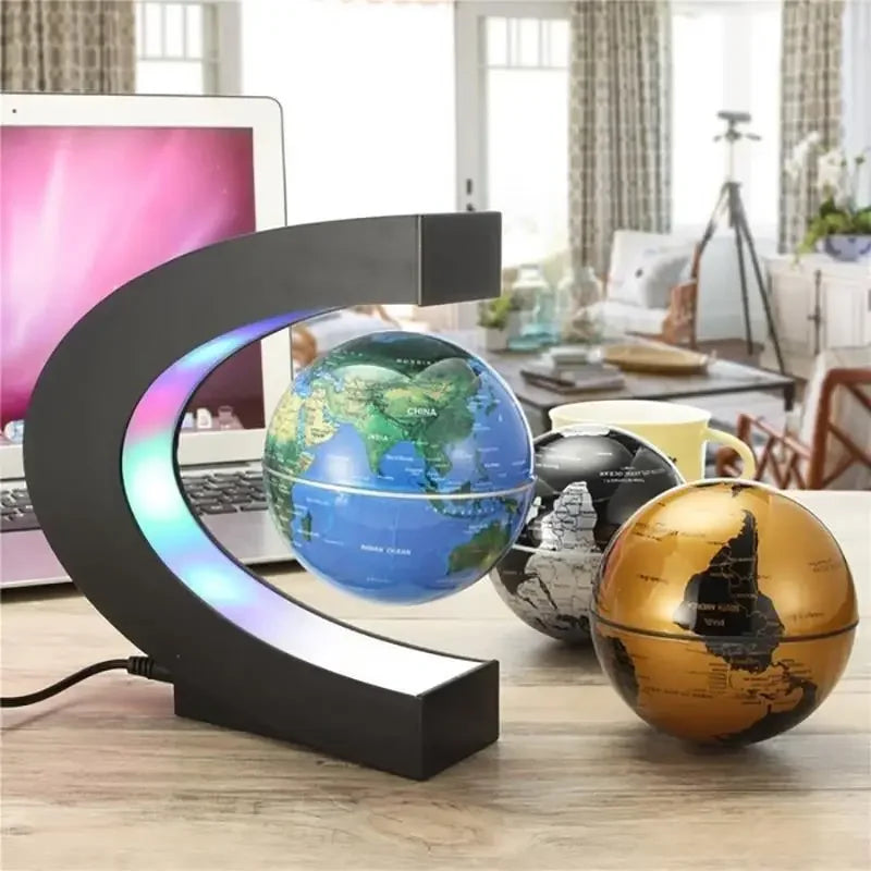 Magnetic Floating Globe LED World Map Lamp