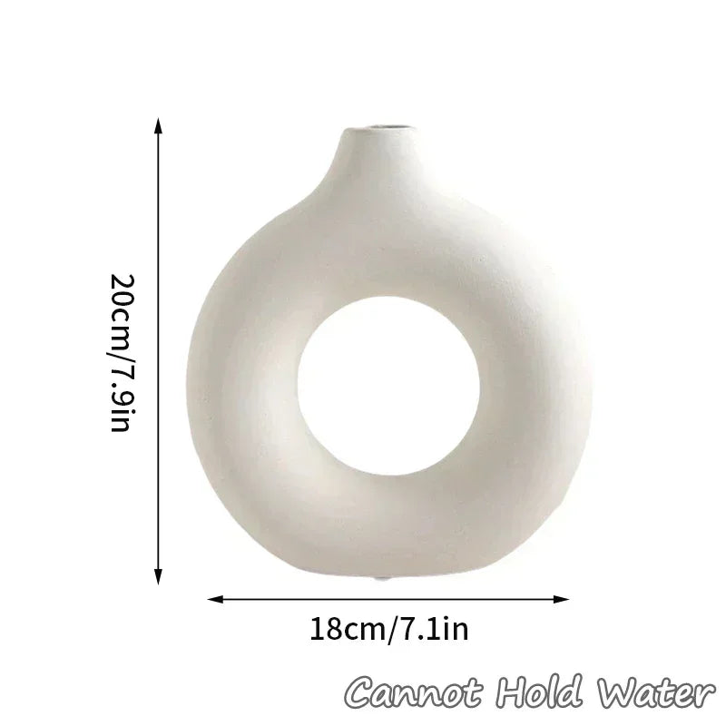 Imitation Vase(Pure White/Black)