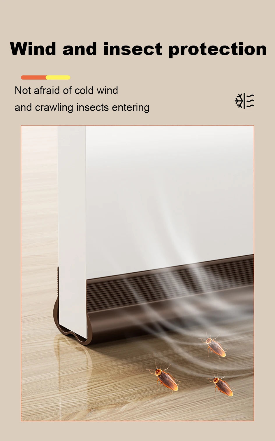 Wind/Dust Door Seal