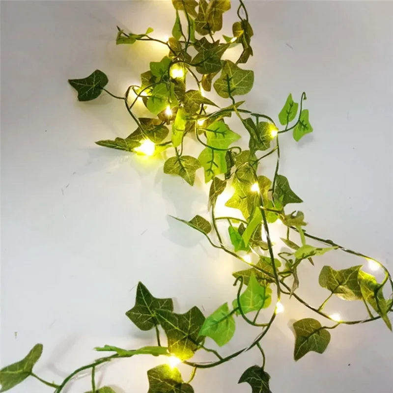Flower Leaf Garland LED Lights