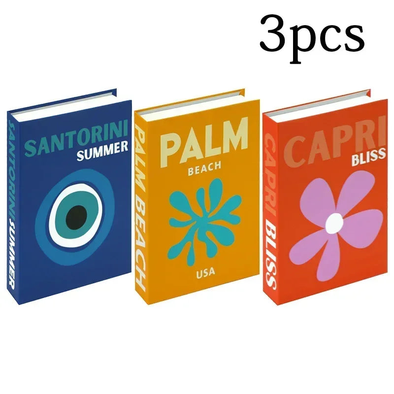3-Pcs Fashion Fake Book Set (Decoration)
