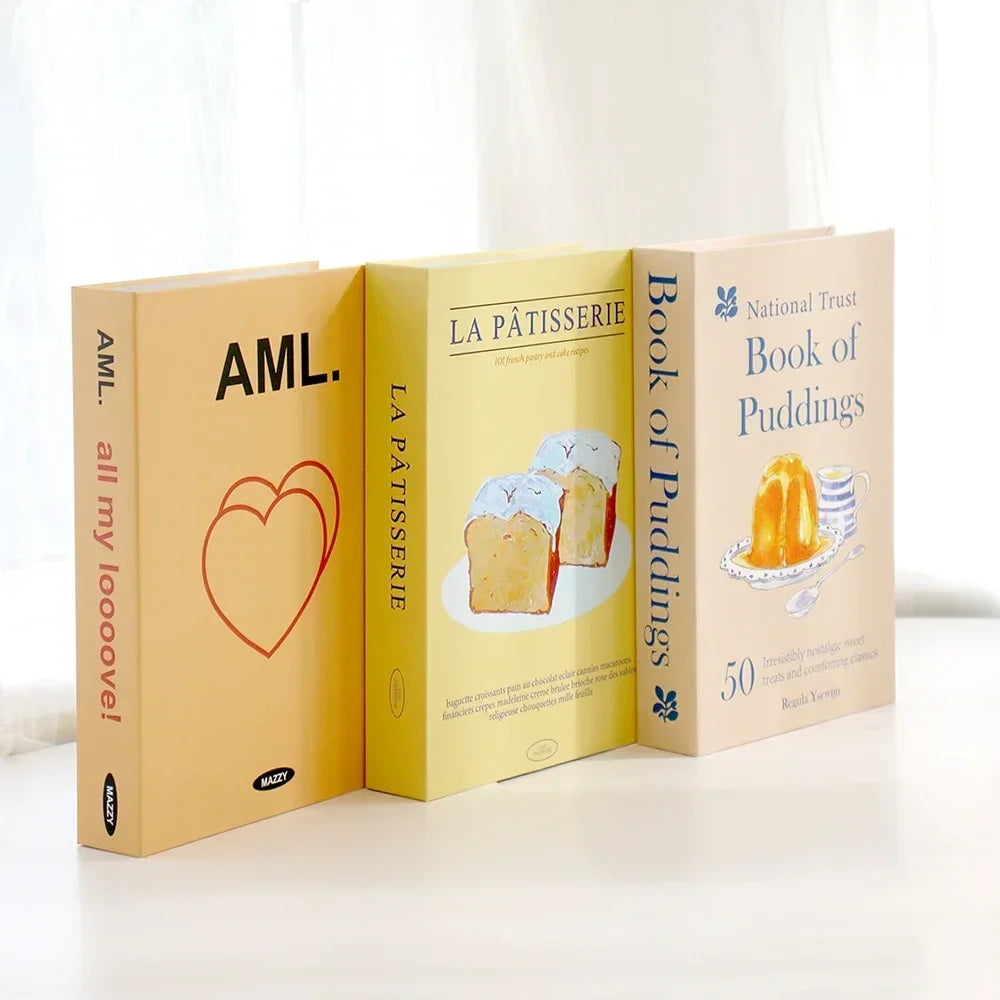3-Pcs Fashion Fake Book Set (Decoration)