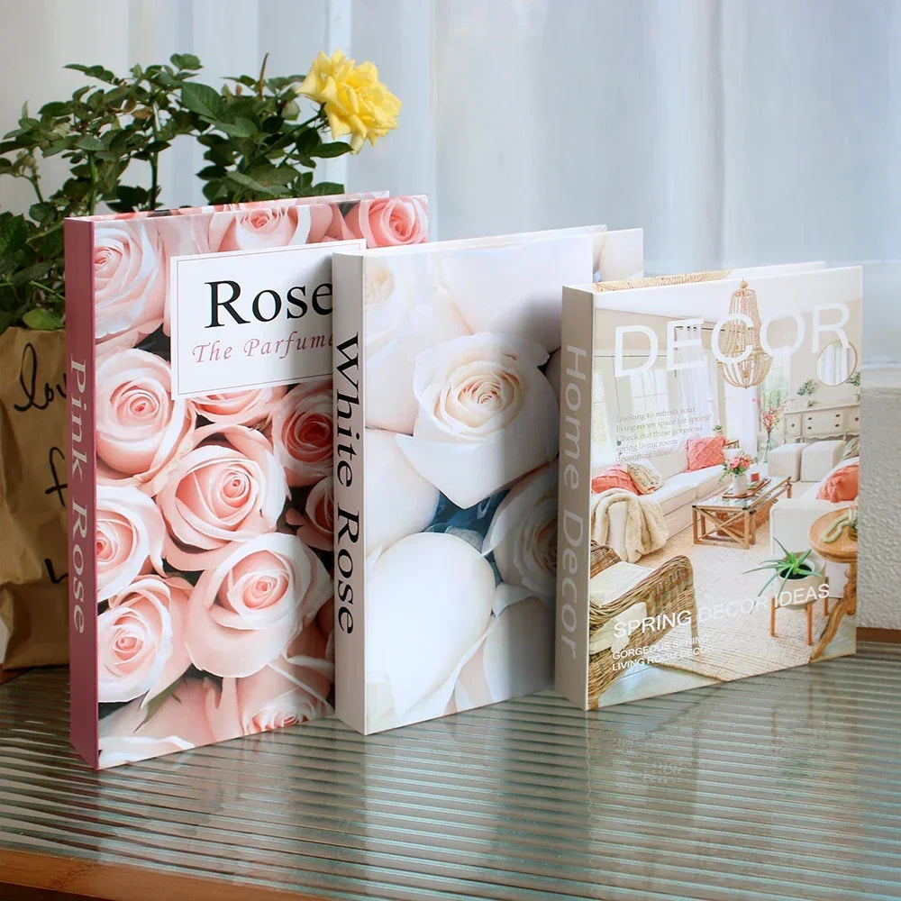 3-Pcs Fashion Fake Book Set (Decoration)