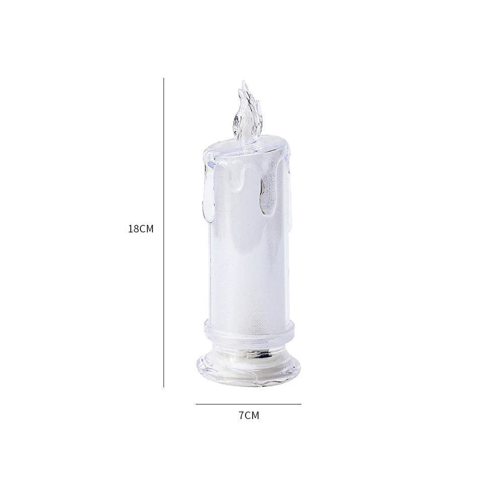 LED Flameless Crystal Candle Lamp