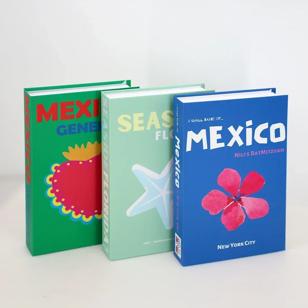 3-Pcs Fashion Fake Book Set (Decoration)