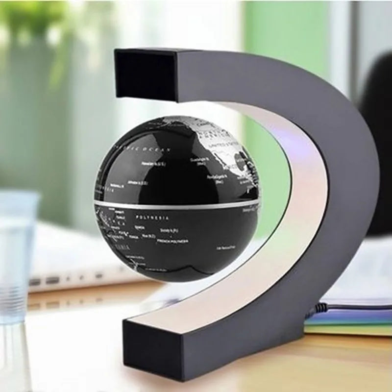 Magnetic Floating Globe LED World Map Lamp
