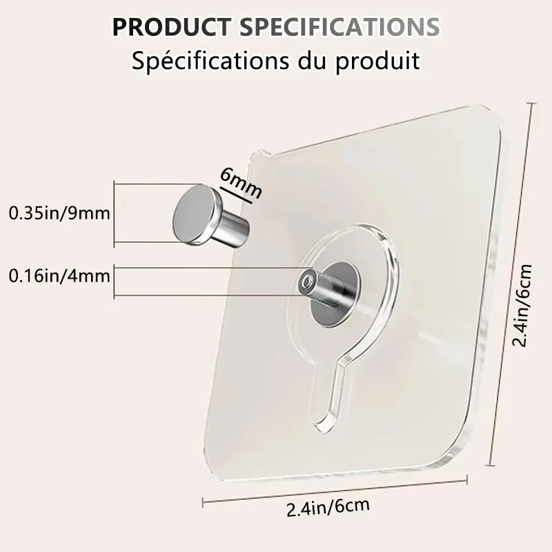 Strong Adhesive Wall Hook Without Piercing