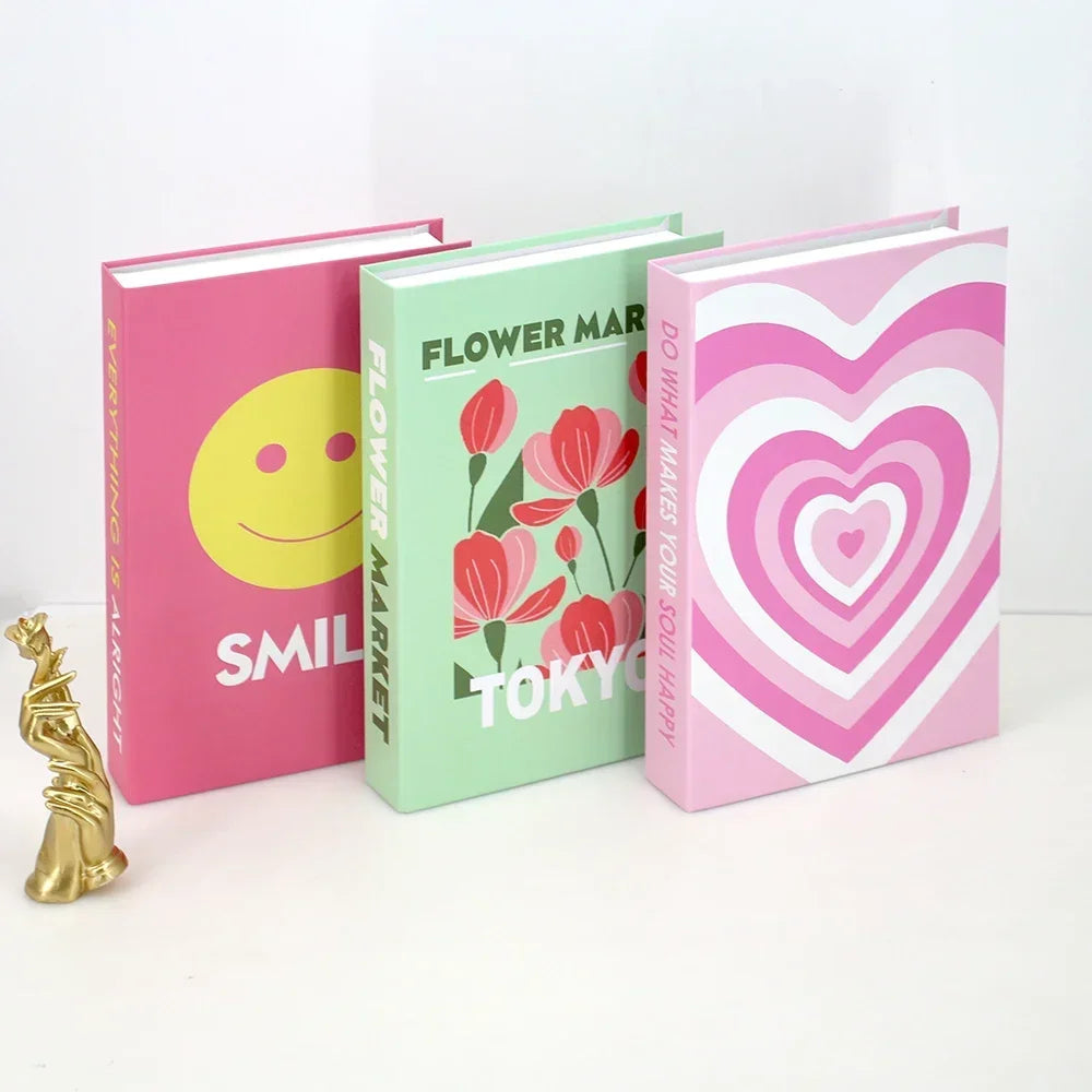 3-Pcs Fashion Fake Book Set (Decoration)