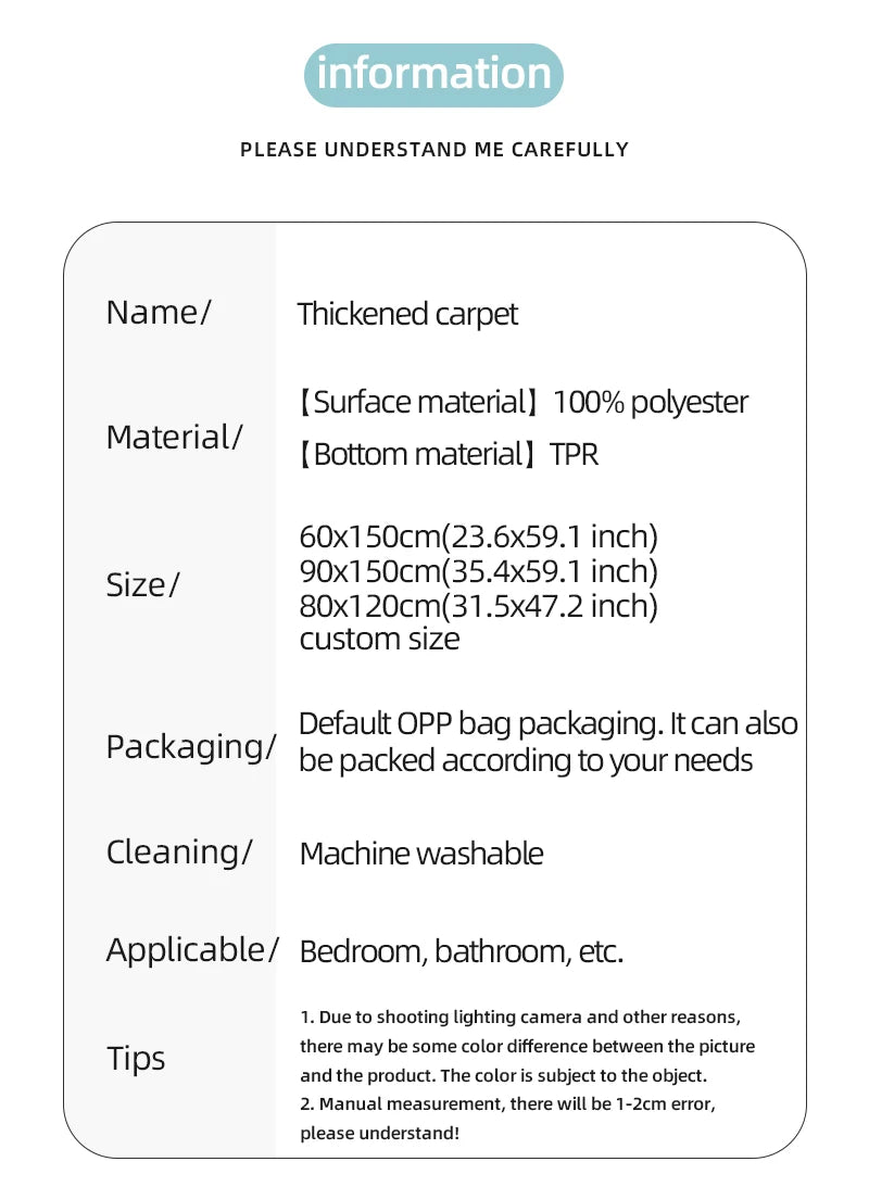 Ultra-Soft Non-Slip Rug & Water Absorber