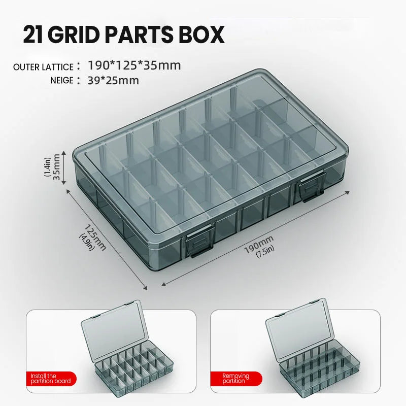 Multi-Partition Parts Box