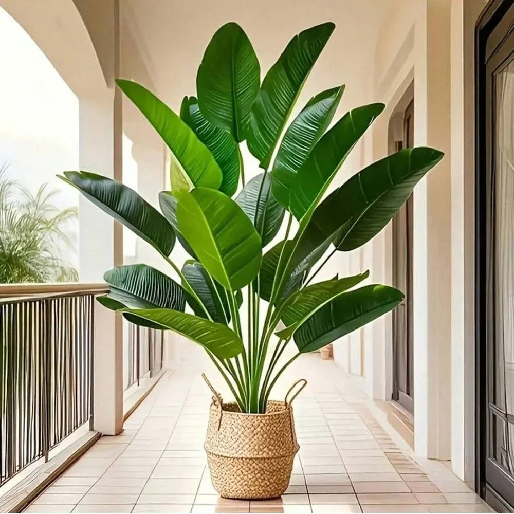 18 Large Artificial Banana Plant Leaves