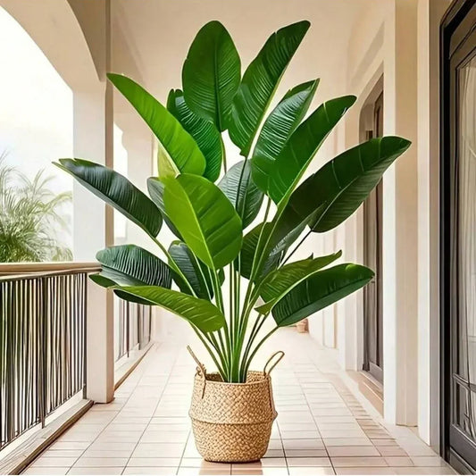 18 Large Artificial Banana Plant Leaves