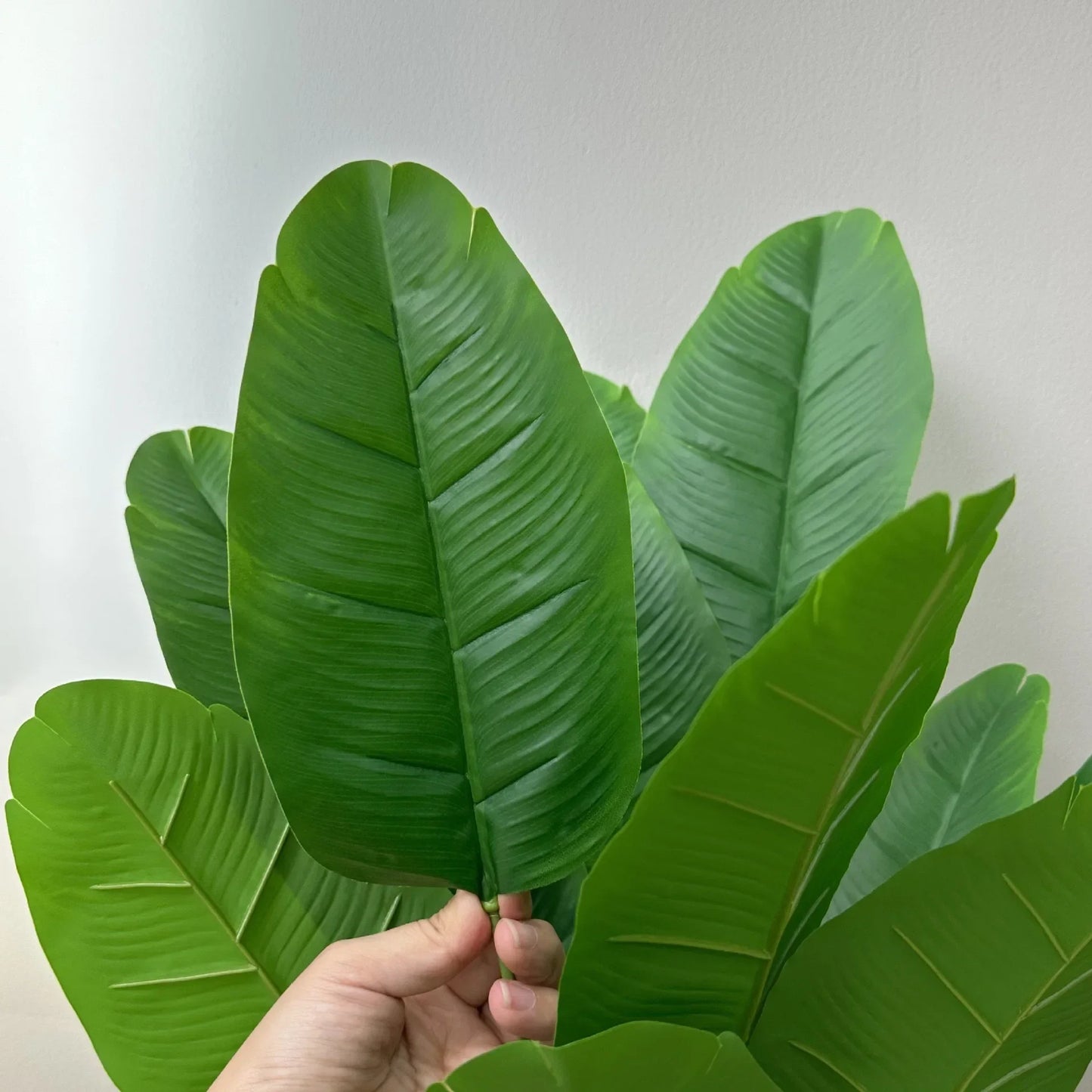 18 Large Artificial Banana Plant Leaves