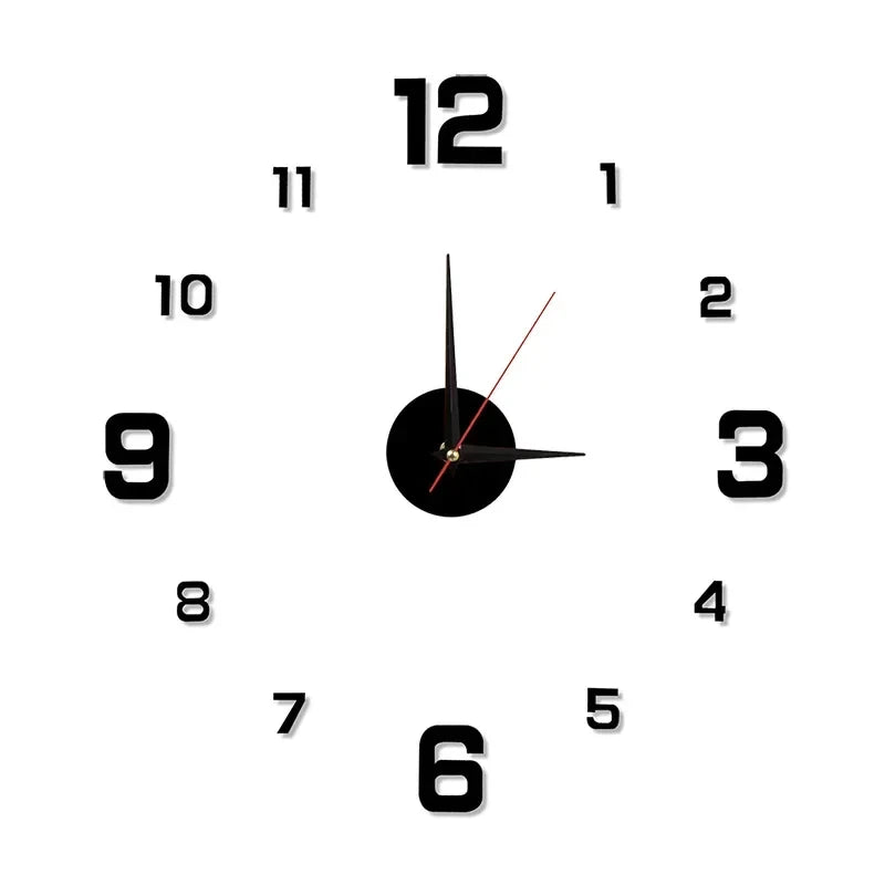 Luminous Digital Clock DIY Stereoscopic Wall Clock