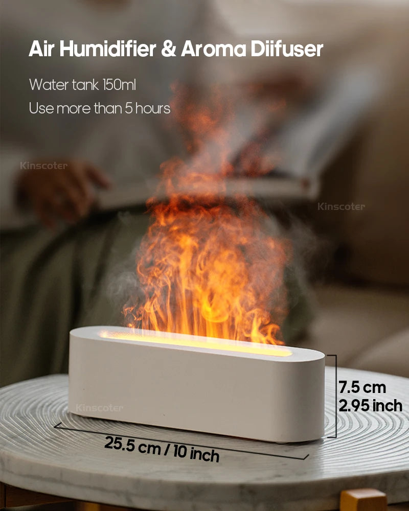 RGB Oil Flame Aroma Diffuser