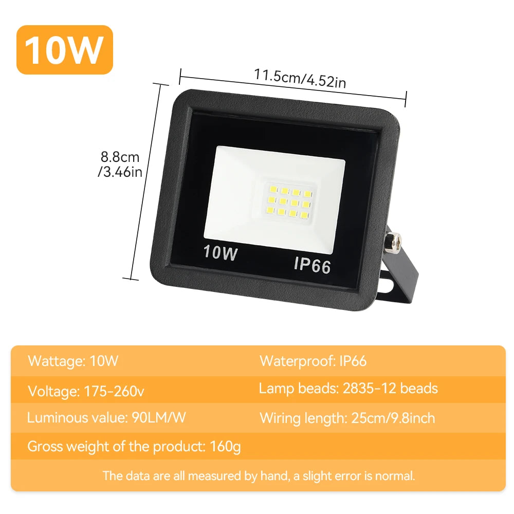 LED Outdoor Floodlight 10W/20W/30W/50W/100W(220V)