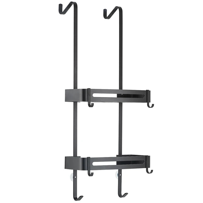 Nail-Free Hanging Bath Shelves