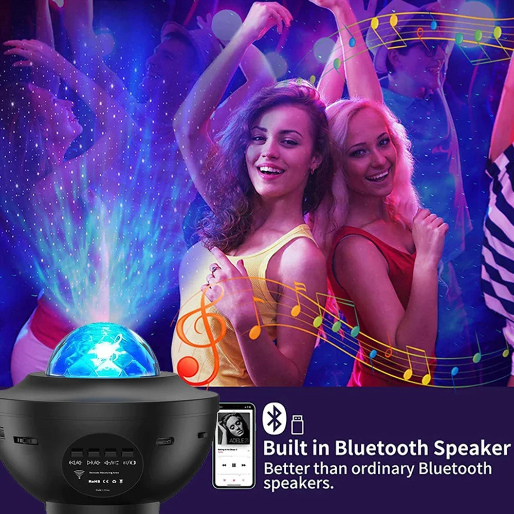 LED Starry Galaxy Projector Night Light