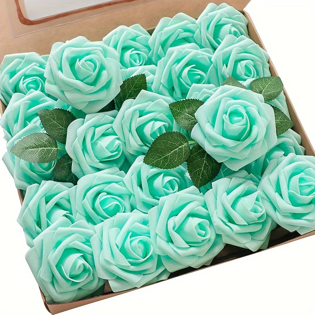 25pcs Artificial Rose Stems(DIY Bouquets)