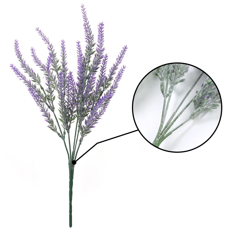 5Pcs Artificial Lavender Flower