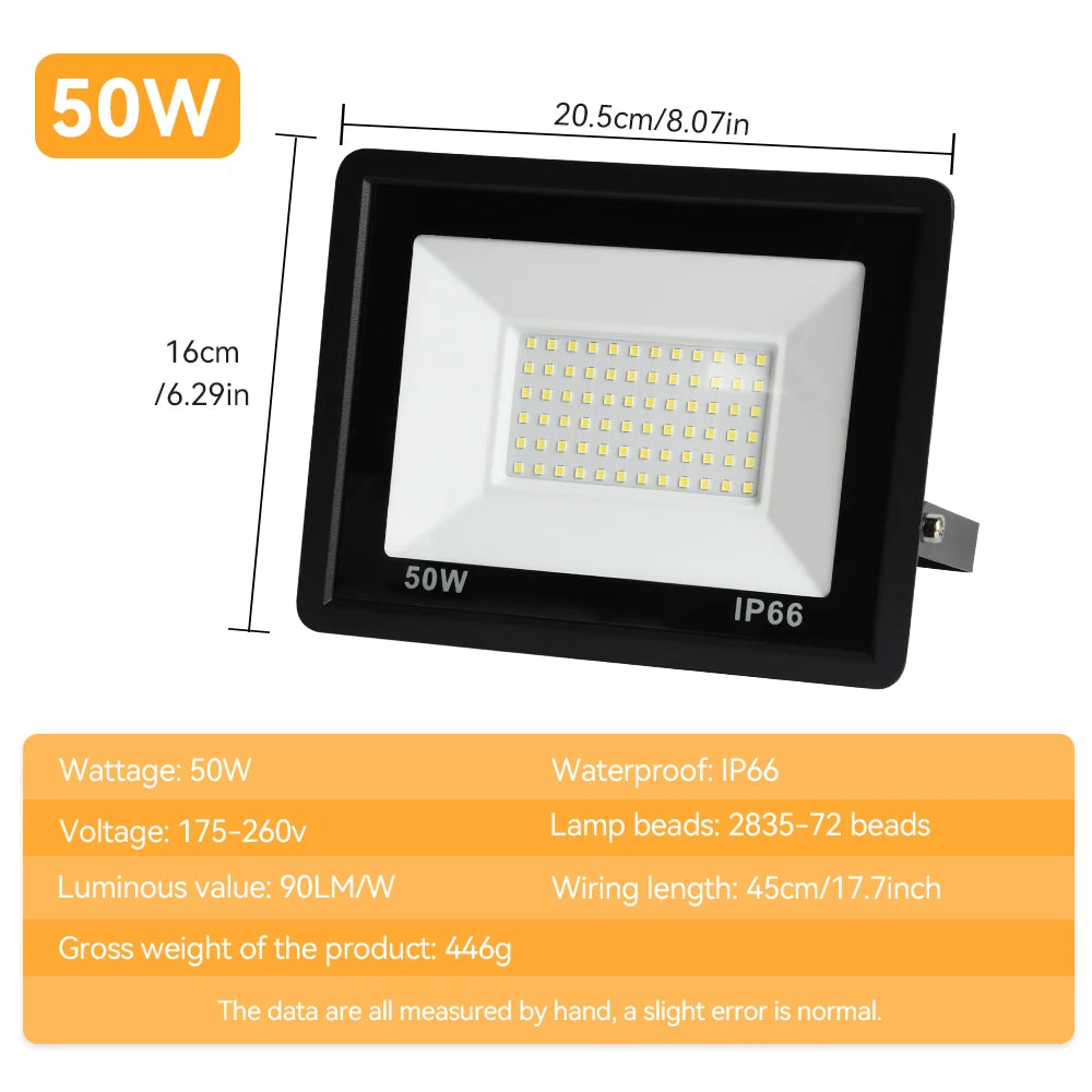 LED Outdoor Floodlight 10W/20W/30W/50W/100W(220V)