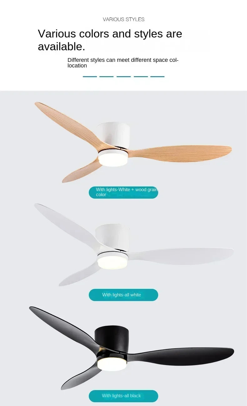 Remote Ceiling Fan &  LED Light